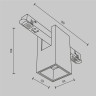 Трековый светильник MAYTONI ALFA TR121-2-7W3K-W